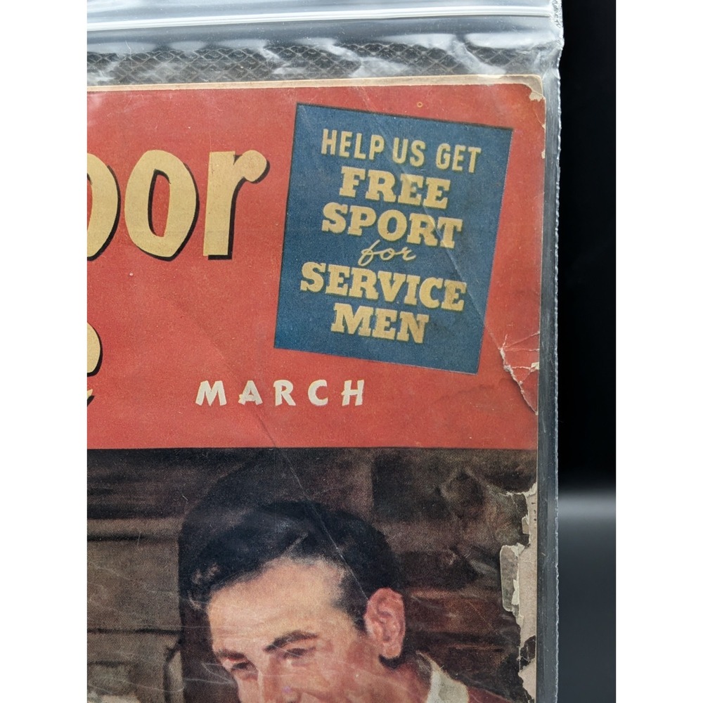 Outdoor Life Magazine March 1941 Hunting Fishing Bass Dog Shotgun Fireplace - Picture 2 of 10
